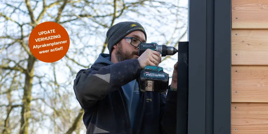 update verhuizing