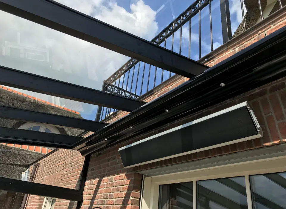 Deep Black tuinkamer heater