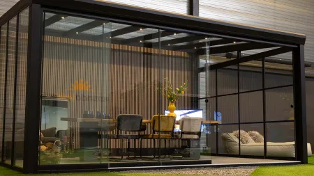 Premium tuinkamer Verandaliving showroom