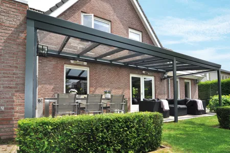 Verasol Profiline Antraciet structuur Verandaliving