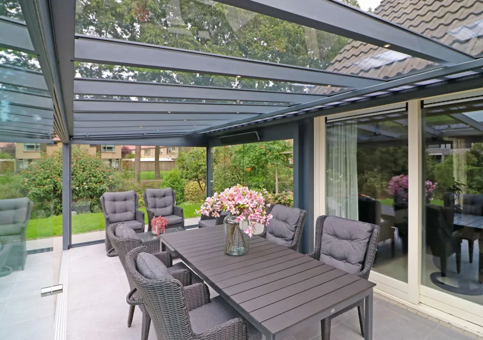 Doorkijk tuinkamer vrijstaand