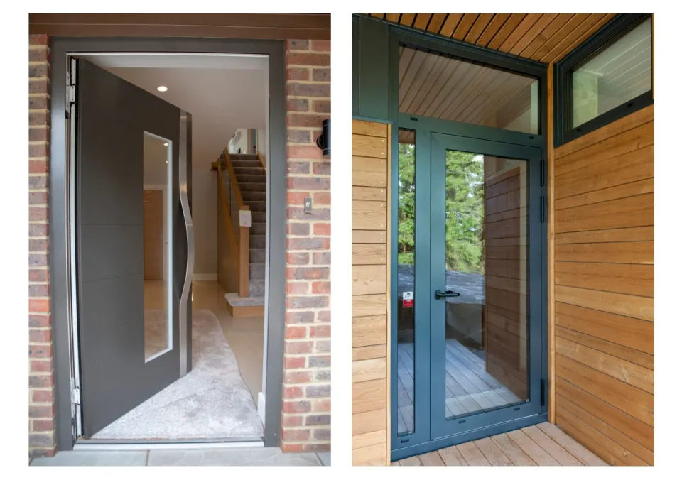 Verandaliving aluminium buitendeuren schueco