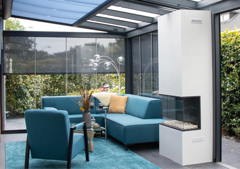 tuinkamer met gashaard