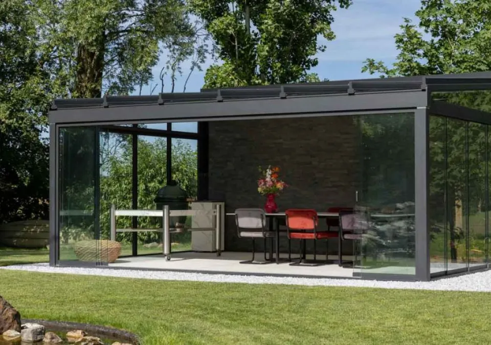 showtuin verandaliving tuinkamers