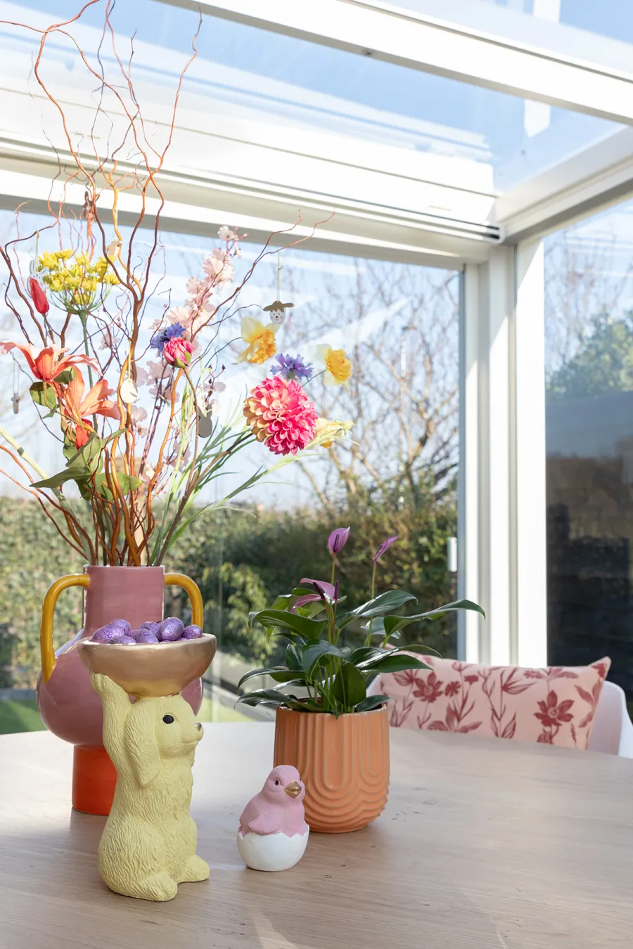 Witte veranda pasen